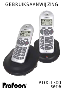 Handleiding Profoon PDX-1320 Draadloze telefoon