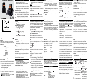 Handleiding Profoon PDX-7530 Draadloze telefoon