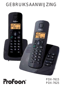 Handleiding Profoon PDX-7615 Draadloze telefoon