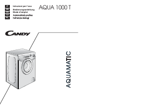 Manuale Candy AQUA 800DF/1-07S Lavatrice
