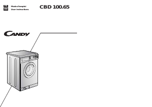 Handleiding Candy CBD 100.65-04 Wasmachine