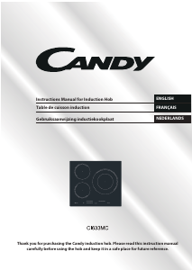Manual Candy CI633MC Hob