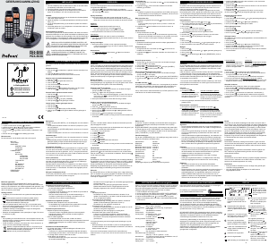 Handleiding Profoon PDX-8030 Draadloze telefoon
