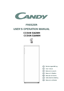 Manual Candy CCOUN 5164WH Congelador