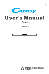 Manual Candy CMI 200W Congelador