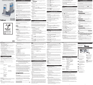 Handleiding Profoon PDX-8200 Draadloze telefoon