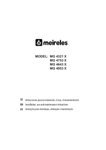 Bruksanvisning Meireles MG 4643 X Häll