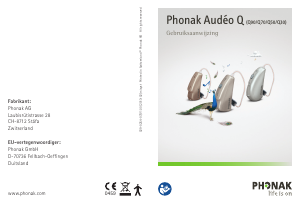 Handleiding Phonak Audeo Q Hoortoestel