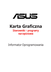 Instrukcja Asus Extreme AX850XT/HTD/256M Karta graficzna