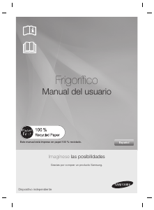 Manual Samsung RSG5UUPN Frigorífico combinado