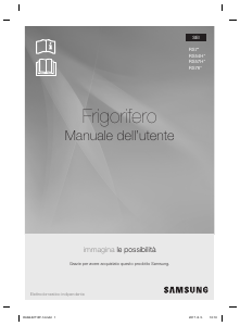 Manuale Samsung RS53K4600SA Frigorifero-congelatore