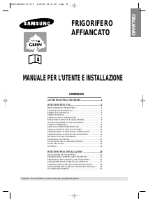 Manuale Samsung RS21DXNA Frigorifero-congelatore