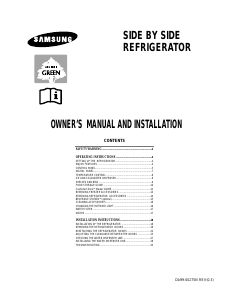 Bruksanvisning Samsung RS26FLBG Kyl-frys