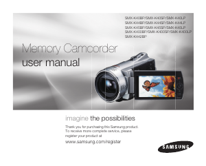 Bruksanvisning Samsung SMX-K40SP Videokamera