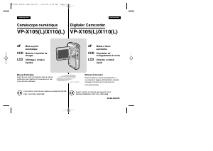 Manuale Samsung VP-X110LMEM Videocamera