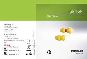 Handleiding Phonak Lyric Hoortoestel