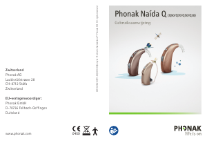 Handleiding Phonak Naida Q Hoortoestel