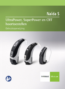 Handleiding Phonak Naida S Hoortoestel