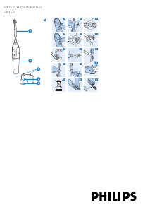 Manuale Philips HX1620 Sonicare Sensiflex Spazzolino elettrico