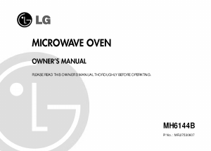 Bruksanvisning LG MH-6144B Mikrovågsugn