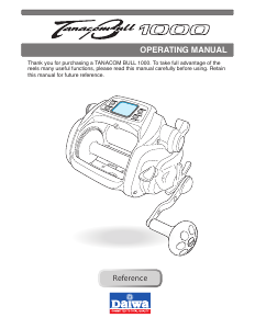 Handleiding Daiwa Tanacom Bull 1000 Vismolen