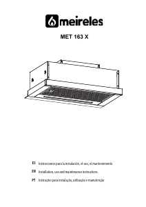 Manual Meireles MET 163 X Exaustor
