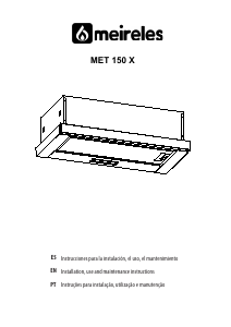 Manual Meireles MET 150 X Exaustor