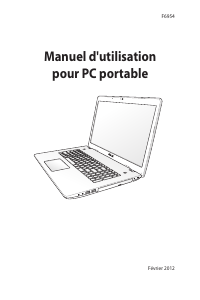 Mode d’emploi Asus N76VZ Ordinateur portable