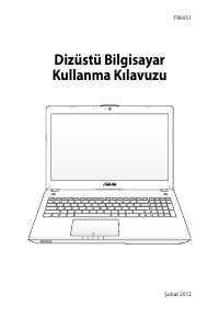 Kullanım kılavuzu Asus N56DP Dizüstü bilgisayar