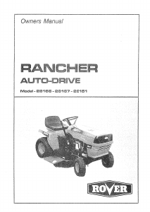 Manual Rover Rancher 28151 Lawn Mower