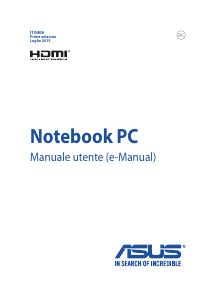 Manuale Asus UX303UB ZenBook Notebook