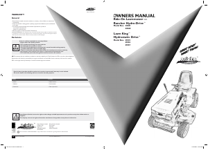 Bruksanvisning Rover Rancher 28269 Gräsklippare