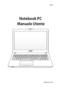 Manuale Asus N56JN Notebook