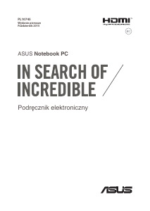 Instrukcja Asus X206HA Komputer przenośny