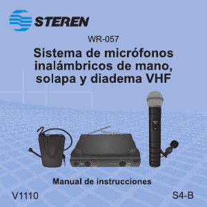 Bruksanvisning Steren WR-057 Mikrofon
