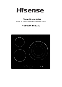 Manual de uso Hisense E6322C Placa