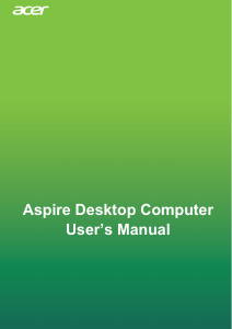 Manual Acer Aspire XC-895 Desktop Computer