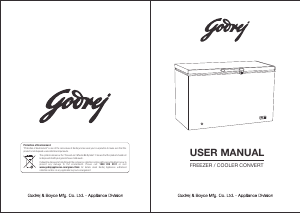 Bruksanvisning Godrej GCHW 310R6S Frys