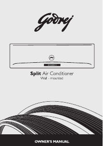 Bruksanvisning Godrej GSC 12 TGN 3 DWQH Luftkonditionering