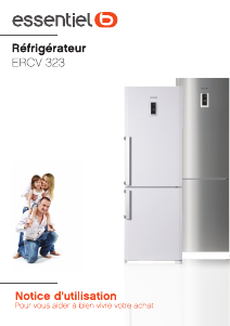 Mode d’emploi Essentiel B ERCV 323i Réfrigérateur combiné