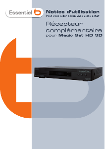 Mode d’emploi Essentiel B Magic Sat HD 3D Récepteur numérique