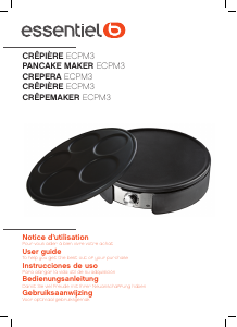 Bedienungsanleitung Essentiel B ECPM 3 Crêpes Maker