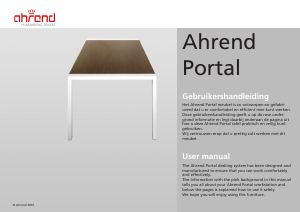 Bruksanvisning Ahrend Portal Skrivbord