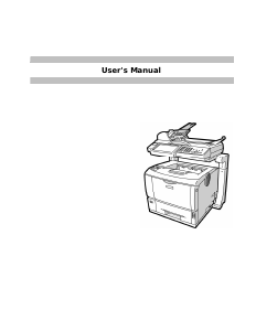 Bruksanvisning Ricoh Aficio SP 4110SF Multifunktionsskrivare