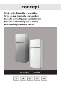 Manual Concept LFT4560SS Fridge-Freezer