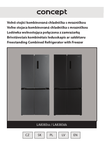 Manual Concept LA8383SS Fridge-Freezer