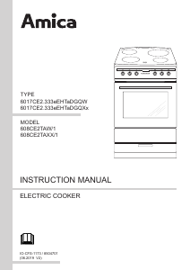 Manual Amica 608CE2TAW/1 Range