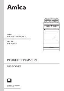 Manual Amica 508GG5W/1 Range