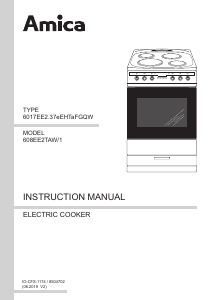 Manual Amica 608EE2TAW/1 Range