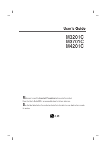 Bruksanvisning LG M3201C-BAF LCD skärm